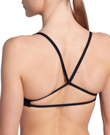 Arena Bandeau Live R Black-Yellowstar