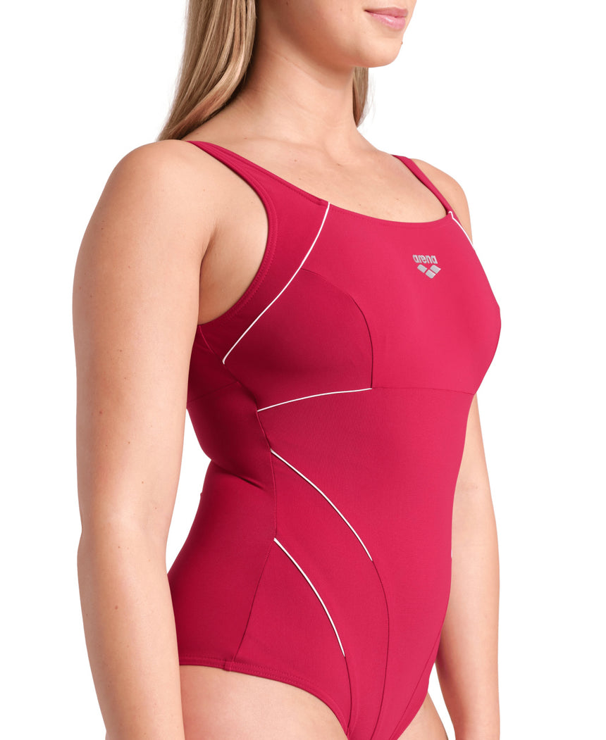 Arena Badpak Jewel One Piece Low C Cup R Rood-Wit
