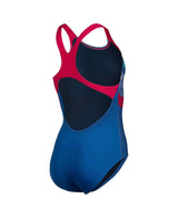 Arena G Kikko Swimsuit Swim Pro Back Royal-Freak Rose-White