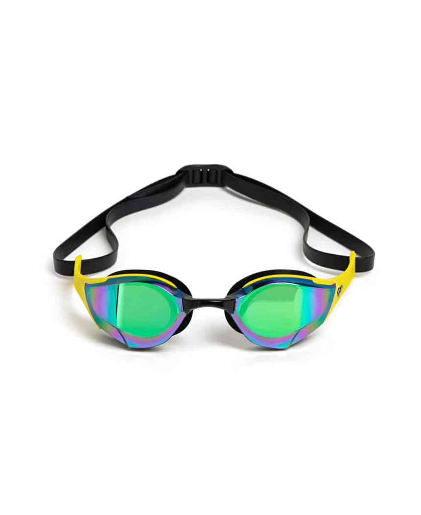 Arena Zwembril Cobra Edge Swipe Mirror Smaragdgroen/Geel