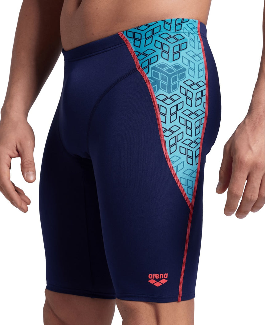 Arena M Camo Kikko Swim Jammer Navy-Water Multi