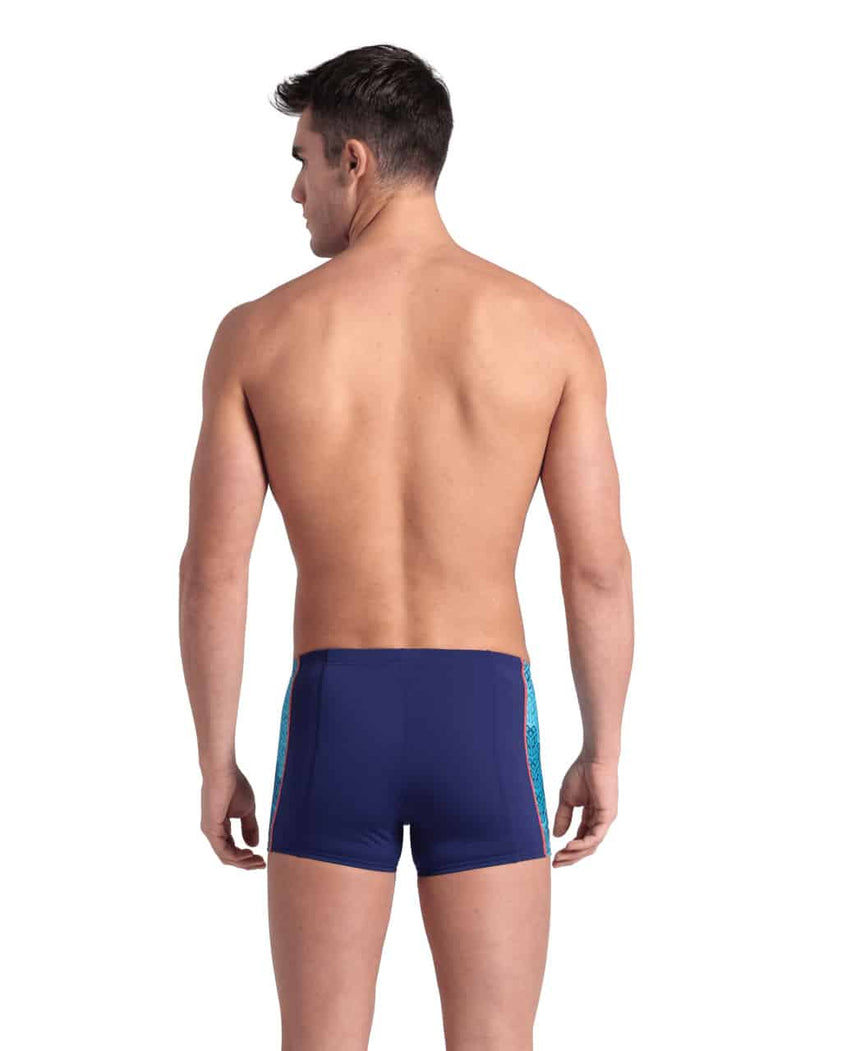 Arena M Camo Kikko Swim Short Navy-Water Multi