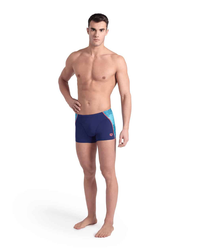 Arena M Camo Kikko Swim Short Navy-Water Multi