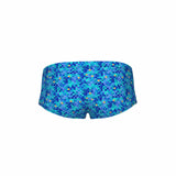 Arena M Pooltiles Swim Low Waist Short Blue Multi