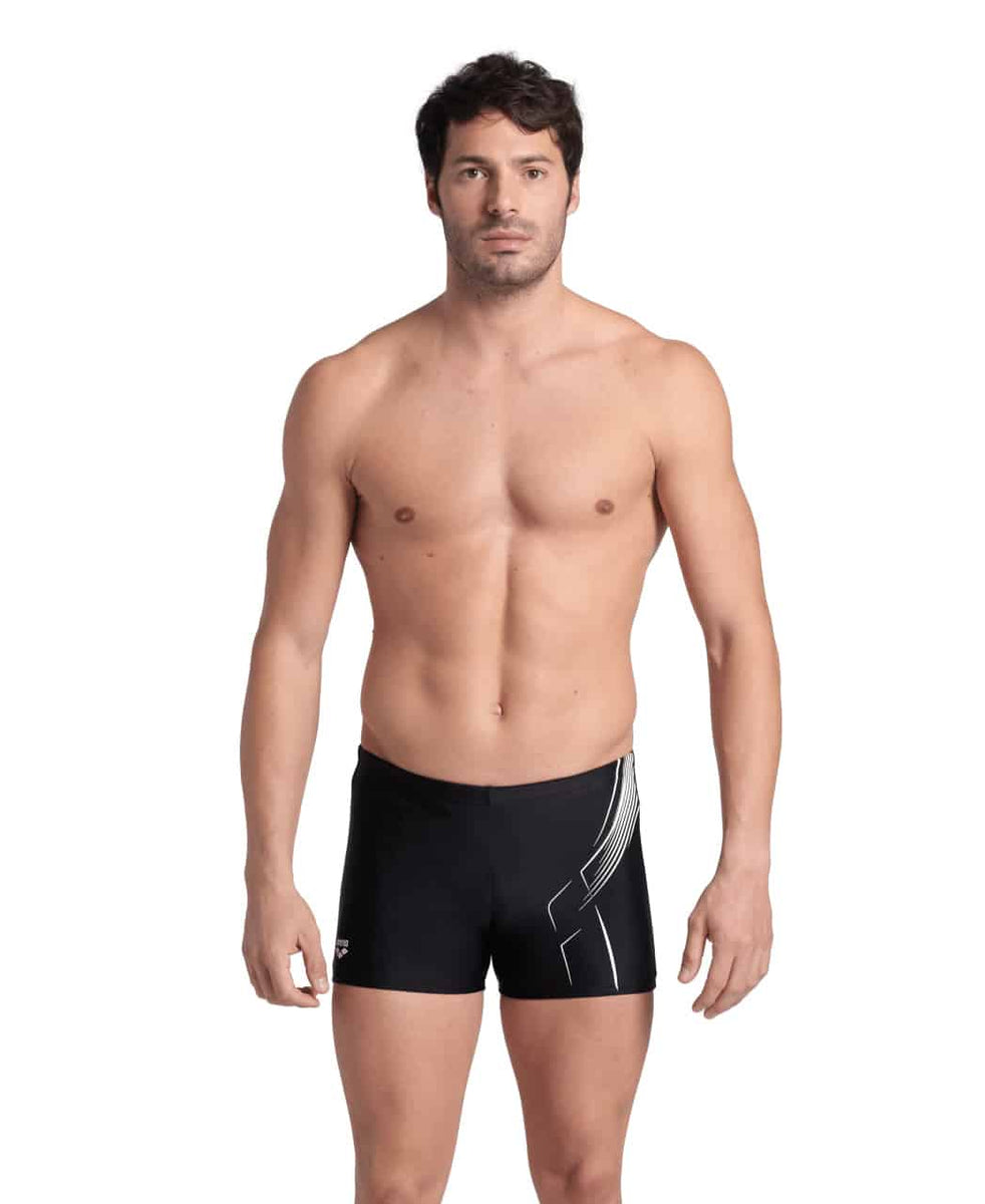 Men Diving String Arena Mens Swim Trunks Dive Black/White – Sneppies
