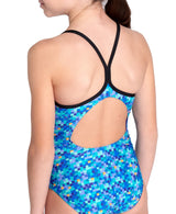 Arena G Pooltiles Swimsuit Lightdrop Back L Black-Blue Multi