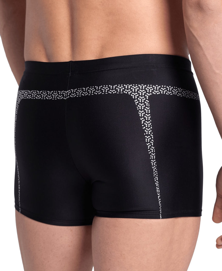 Arena Zwemboxer Pro_File Graphic Zwart/Zilver