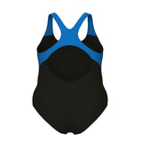 Arena Badpak Reflecting One Piece Plus Zwart-Blauw Rivier