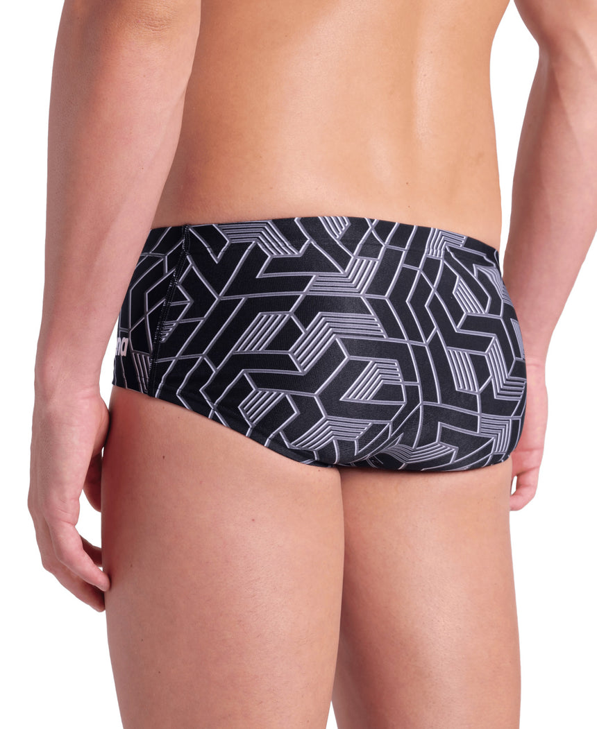 Arena Zwemslip Escape Low Waist Team Zwart