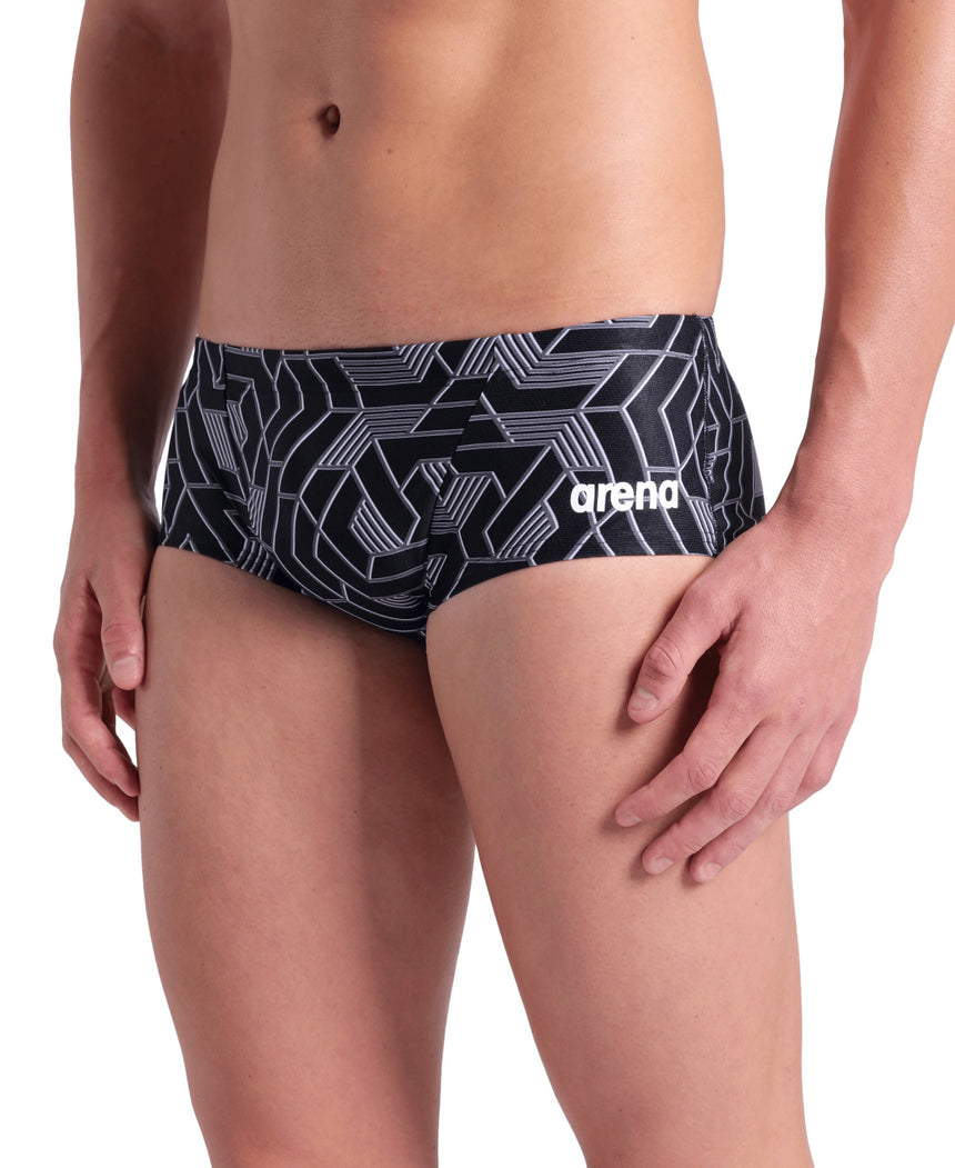 Arena Zwemslip Escape Low Waist Team Zwart