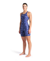 Arena Full Body Badpak Printed Marineblauw-Multi