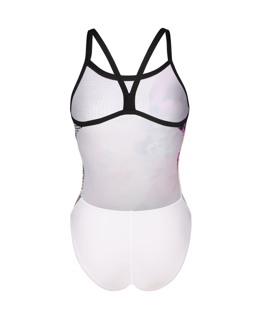 Arena Badpak Airbrush Challenge Back Zwart-Wit-Multi