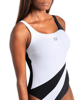 Arena Badpak Liliana U Back C Cup Zwart-Wit