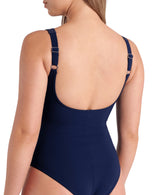 Arena Badpak Rosalba U Back C Cup Marineblauw-Multi