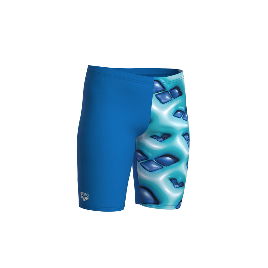 Arena Jongens Zwemjammer Foam Blauw Rivier-Water Multi