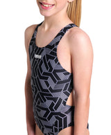 Arena Meisjes Badpak Escape Swim Tech L Team Zwart