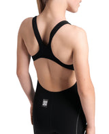 Arena Meisjes Wedstrijdbadpak Powerskin Impulso Open Back Zwart