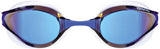 Arena Zwembril Python Mirror Blauw/Wit