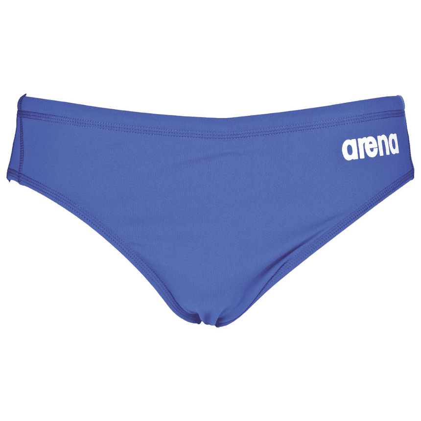 Arena M Solid Brief Royal/White