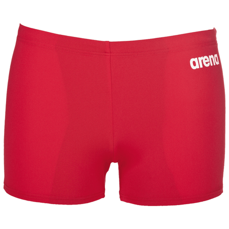 Arena Herren Solid Short Rot/Weiß