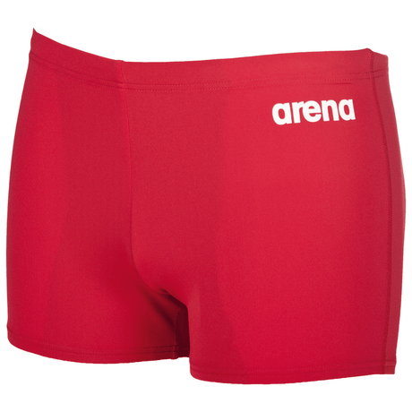 Arena Herren Solid Short Rot/Weiß