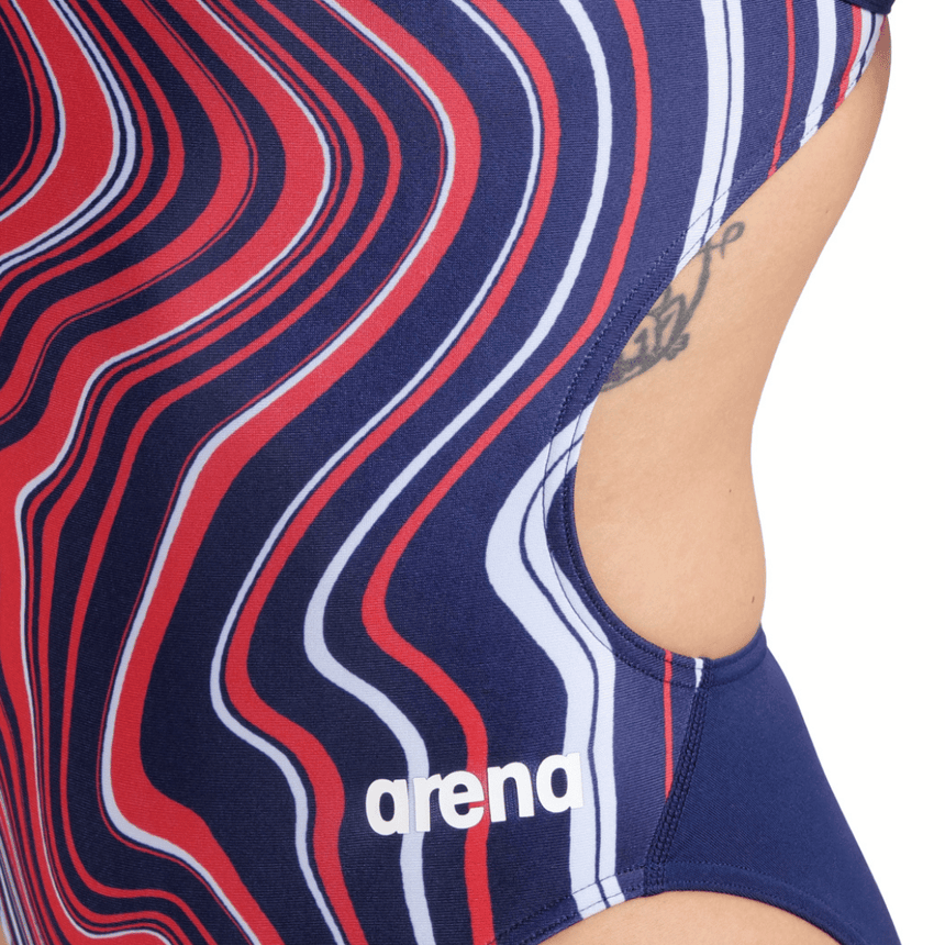 Arena Challenge Back Marbled Navy-Red Multi