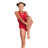 Arena Meisjes Badpak Team Swim Pro Solid Rood
