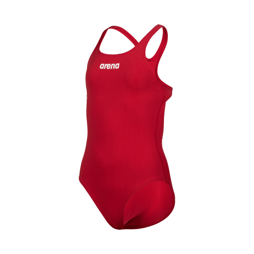 Arena Meisjes Badpak Team Swim Pro Solid Rood