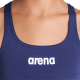 Arena Meisjes Badpak Team Swim Pro Solid Navy