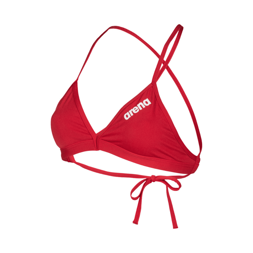 Arena Bikini Topje Team Tie Back Rood