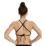 Arena Bikini Topje Team Tie Back Zwart