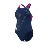 Arena Women's Foliage V Back Swimsuit angled product view