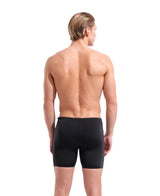 Arena Men's Graphic Mid Swim Jammer black red back model view