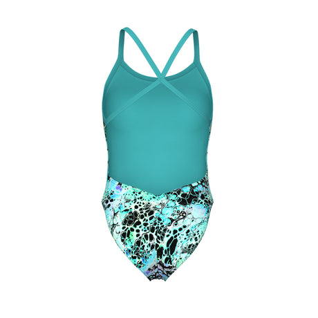 Arena Women's Earth View X Criss Cross Swimsuit back product view
