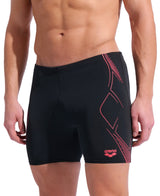 Arena Men's Graphic Mid Swim Jammer detail model view