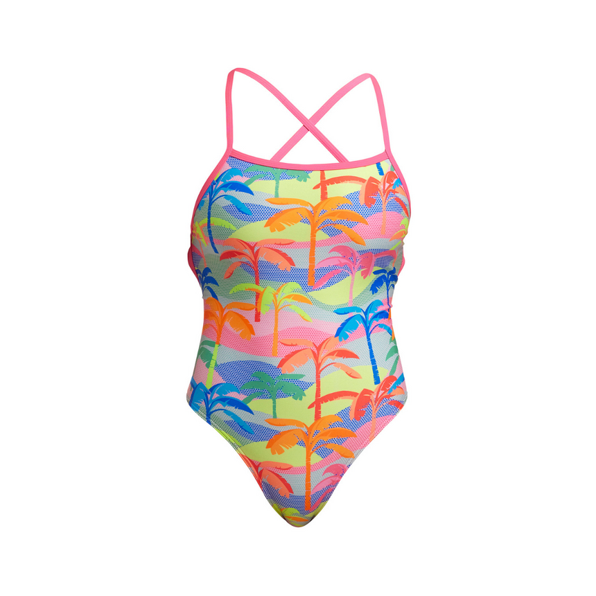 Funkita Ladies Strapped In One Piece Poka Palm