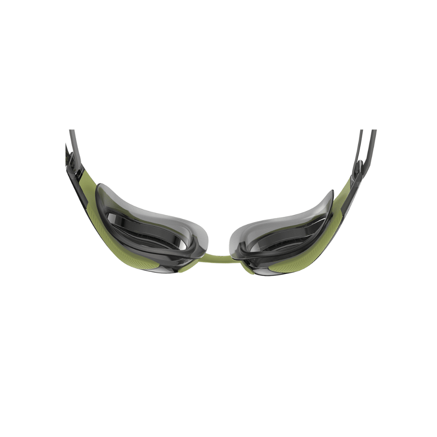 Speedo Wettkampf Schwimmbrille Fastskin Hyper Elite Mirror Shark Grey/Spritz/Chrome
