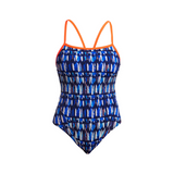 Funkita Ladies Single Strap One Piece Perfect Teeth
