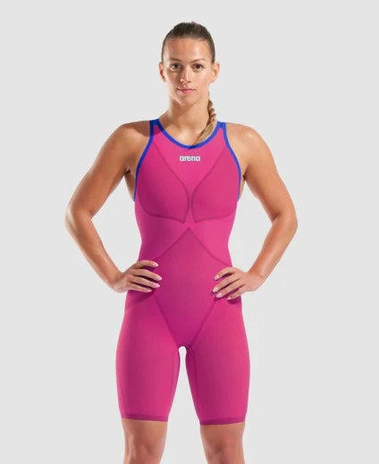 Arena Wedstrijdbadpak Powerskin Veloce Open Rug Limited Edition Violet Surge Maat D30/F32