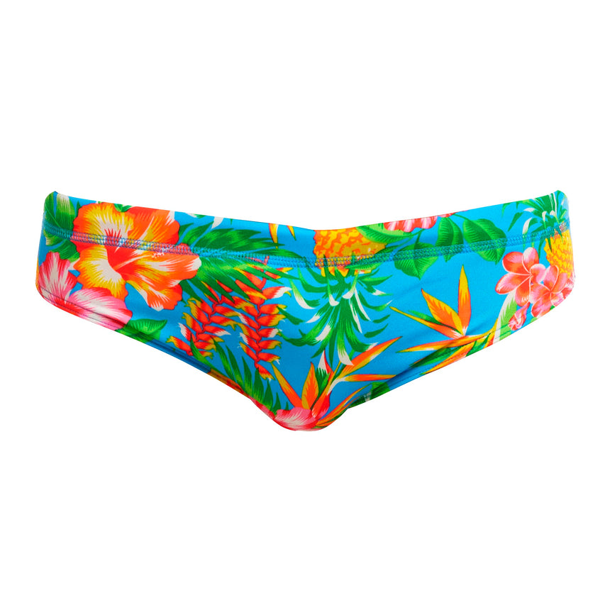 Funky Trunks Swim Brief Classic Blue Hawaii