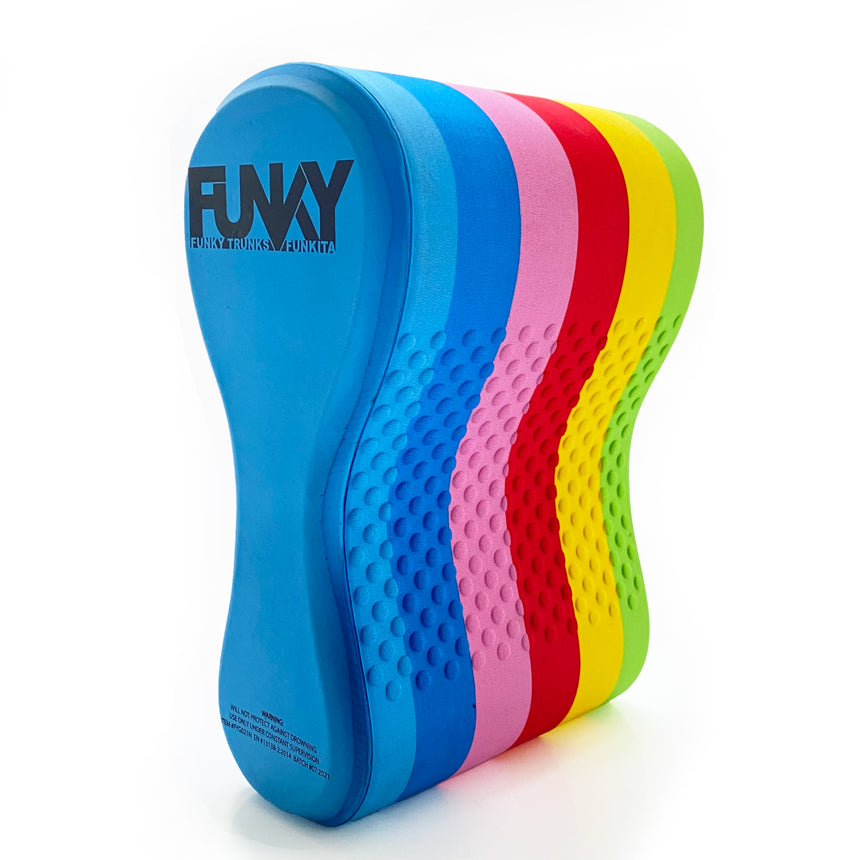 Funky Pull Buoy Rainbow Racer