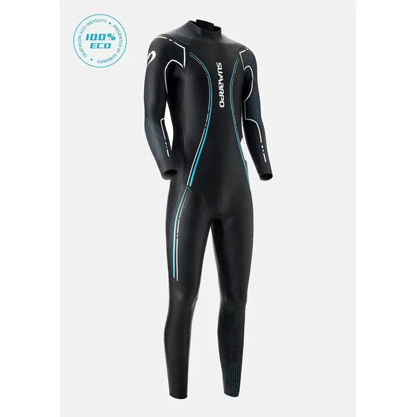 Sumarpo Herren Wetsuit Race Eco Schwarz/Blau/Weiß