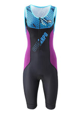 Sumarpo Dames Trisuit Fusion Blauw/Paars/Zwart