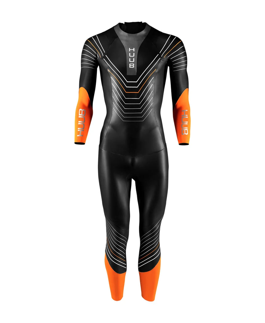 HUUB Herren Wetsuit Araya Schwarz/Orange
