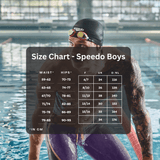 Speedo Jungen Wettkampfbadehose Eco Endurance+ Fastskin High Waist Blau