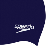 Speedo Kids Swim Cap Moulded Silicone Navy