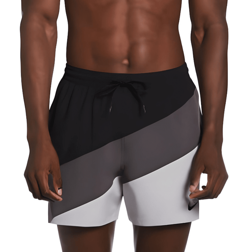 Nike Mens Swim Trunks Color Surge 5" Black