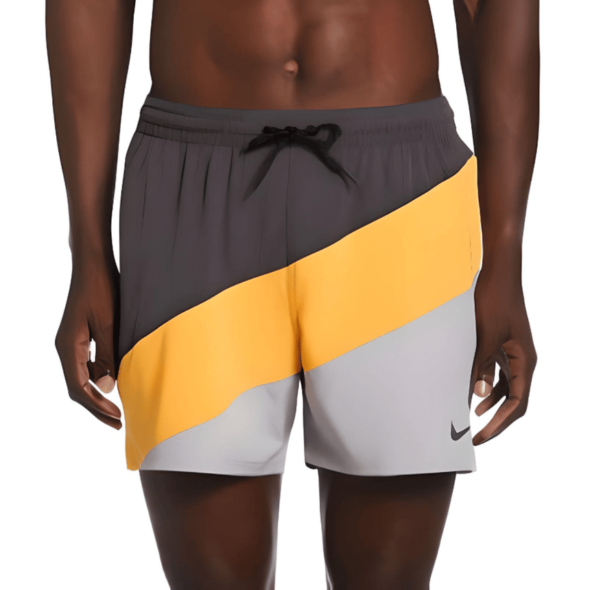 Nike Mens Swim Trunks Color Surge 5" Sundial