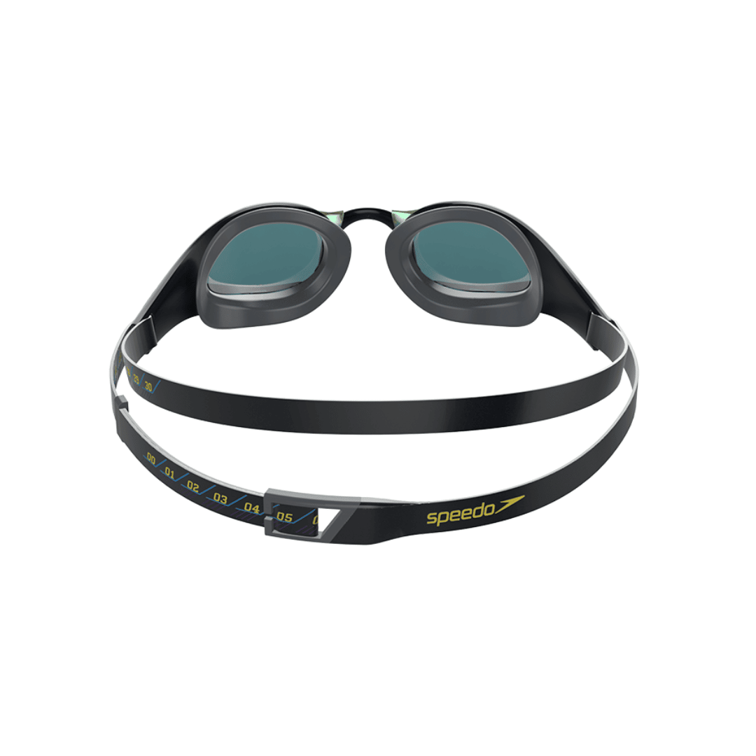 Speedo Swimming Goggles Fastskin Pure Focus Mirror Black/Grey – Sneppies