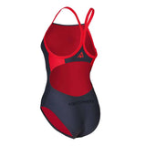 Aquasphere Swimsuit Essential Fly Back Dark Grey/Red